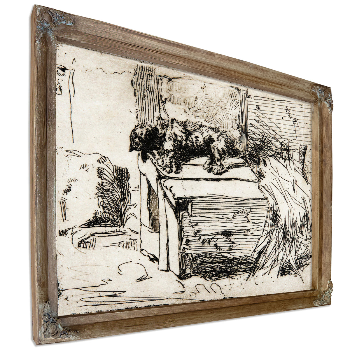 The Dog the Kennel 1858 By James Whistler