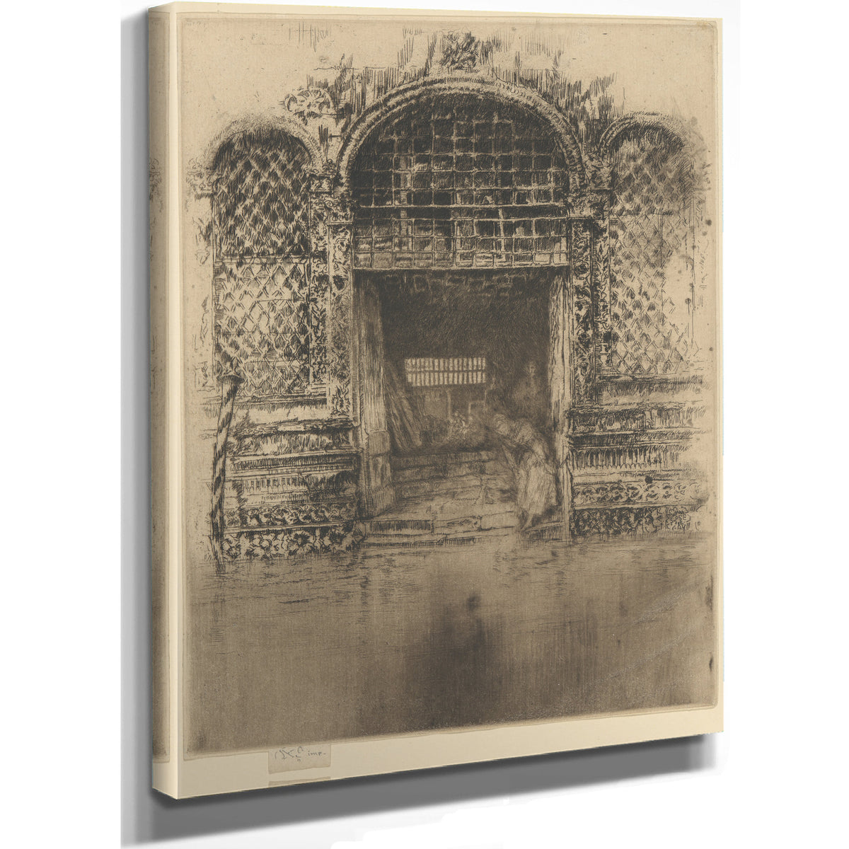 The Doorway Ca 1879 By James Whistler