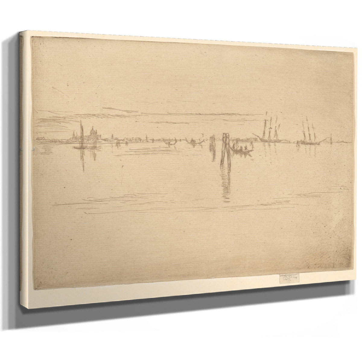 The Long Lagoon Ca 1880 By James Whistler
