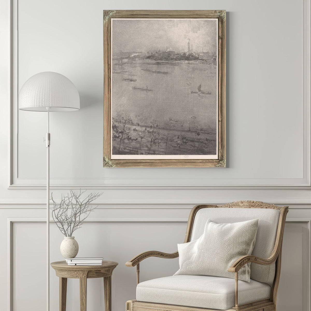 The Thames 1896 By James Whistler