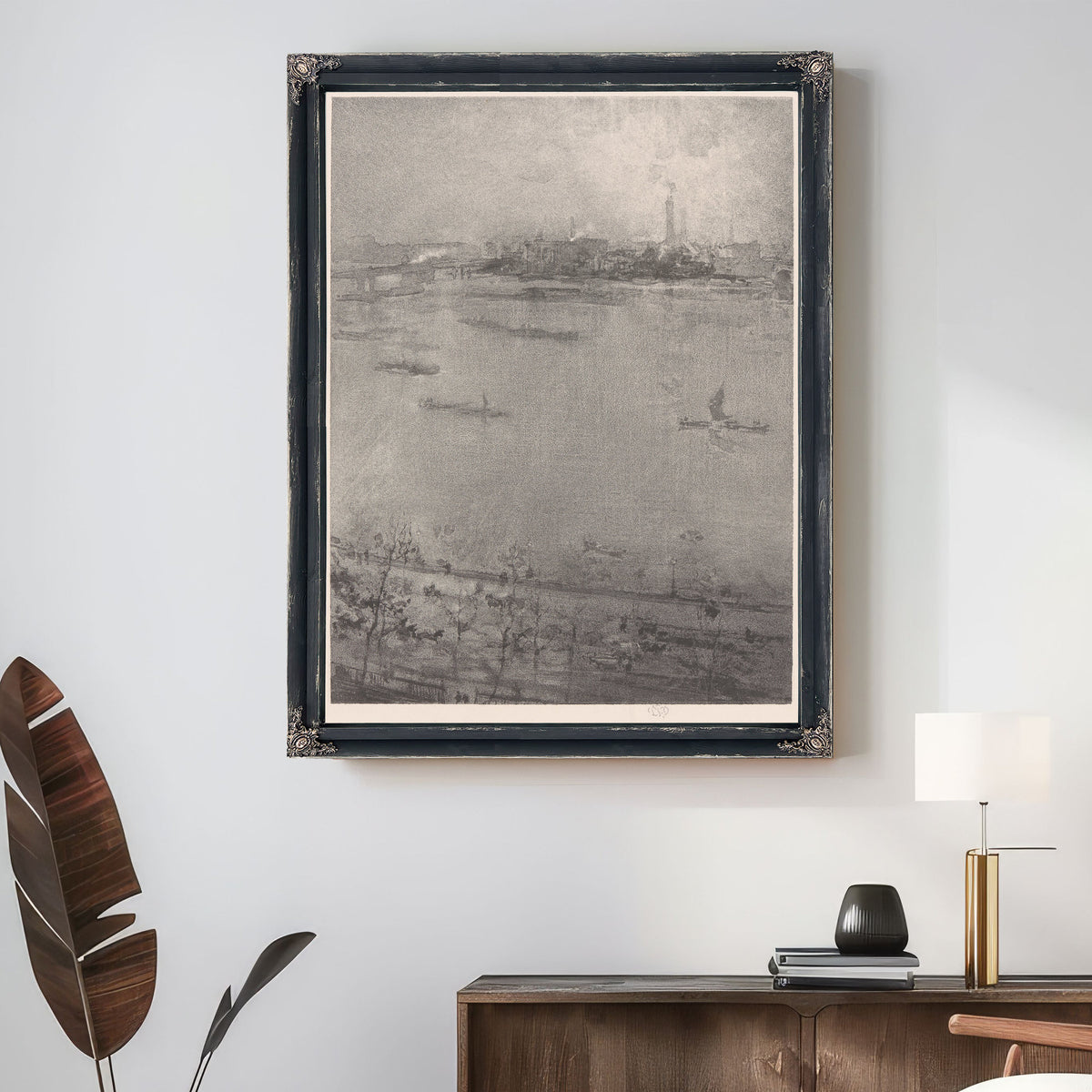 The Thames 1896 By James Whistler