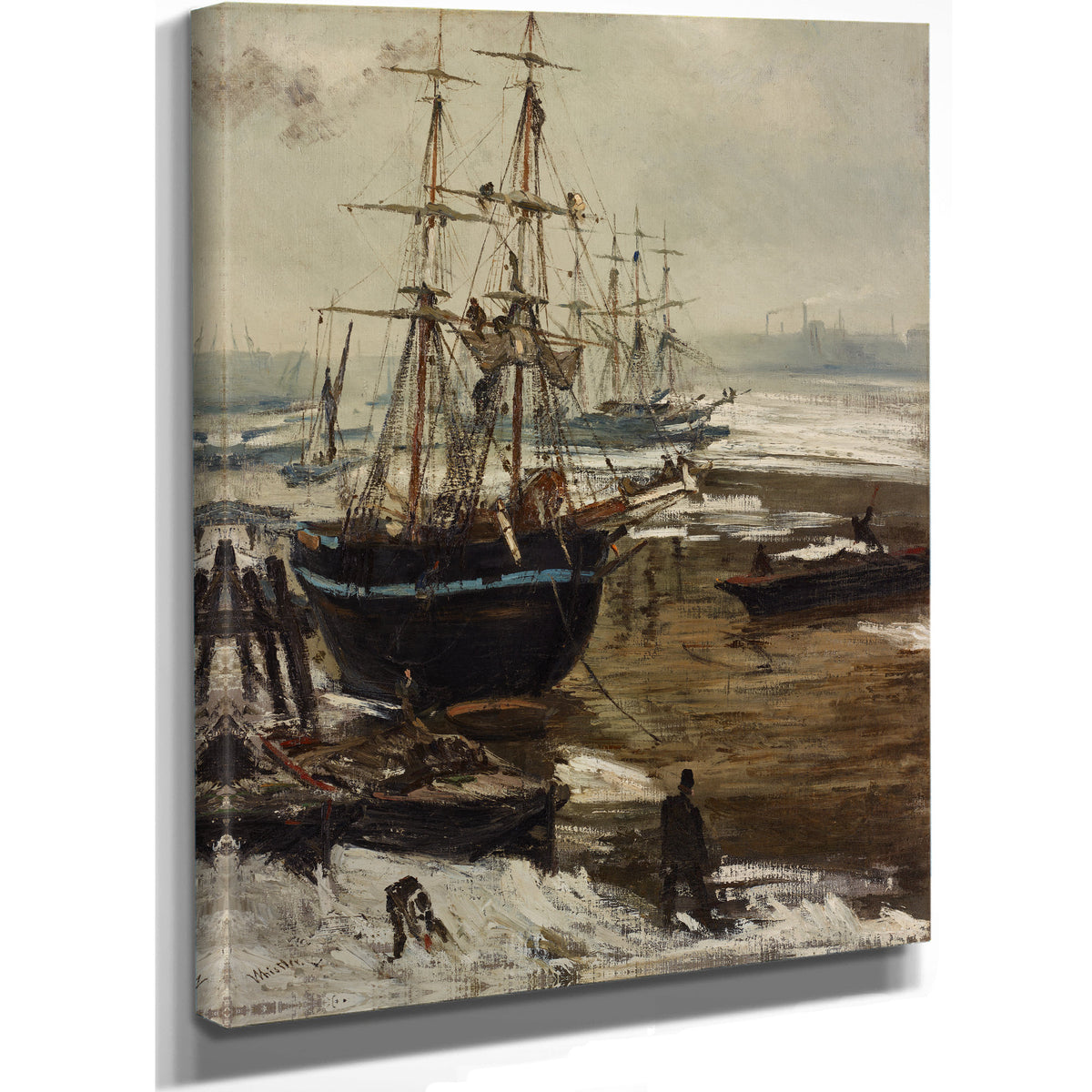 The Thames Ice 1860 By James Whistler