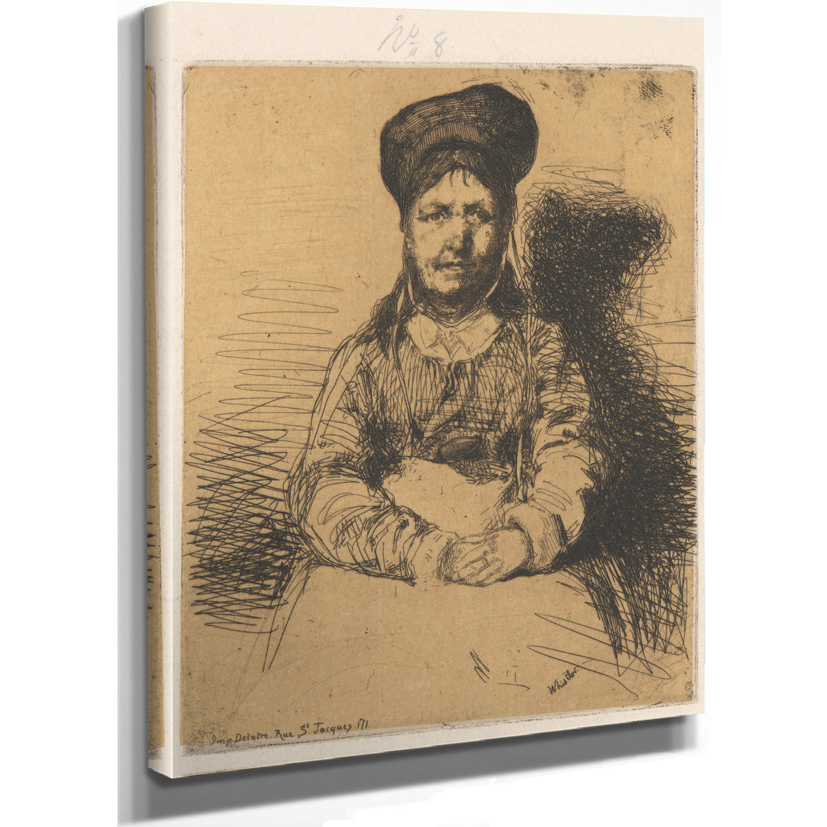 The Tinsmith la Retameuse Ca 18561858 By James Whistler