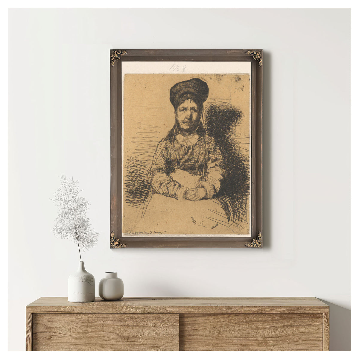 The Tinsmith la Retameuse Ca 18561858 By James Whistler