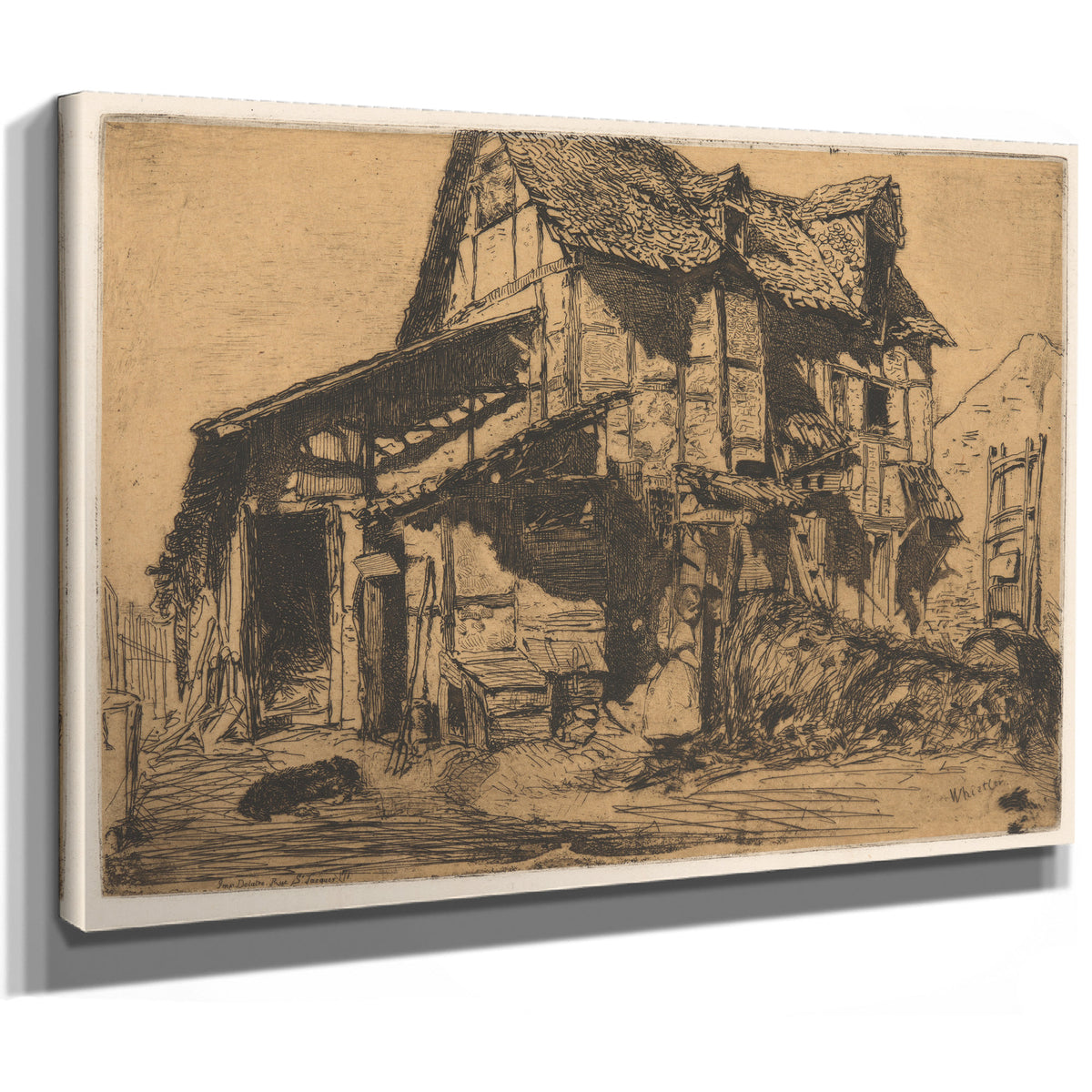 The Unsafe Tenement 1858 By James Whistler