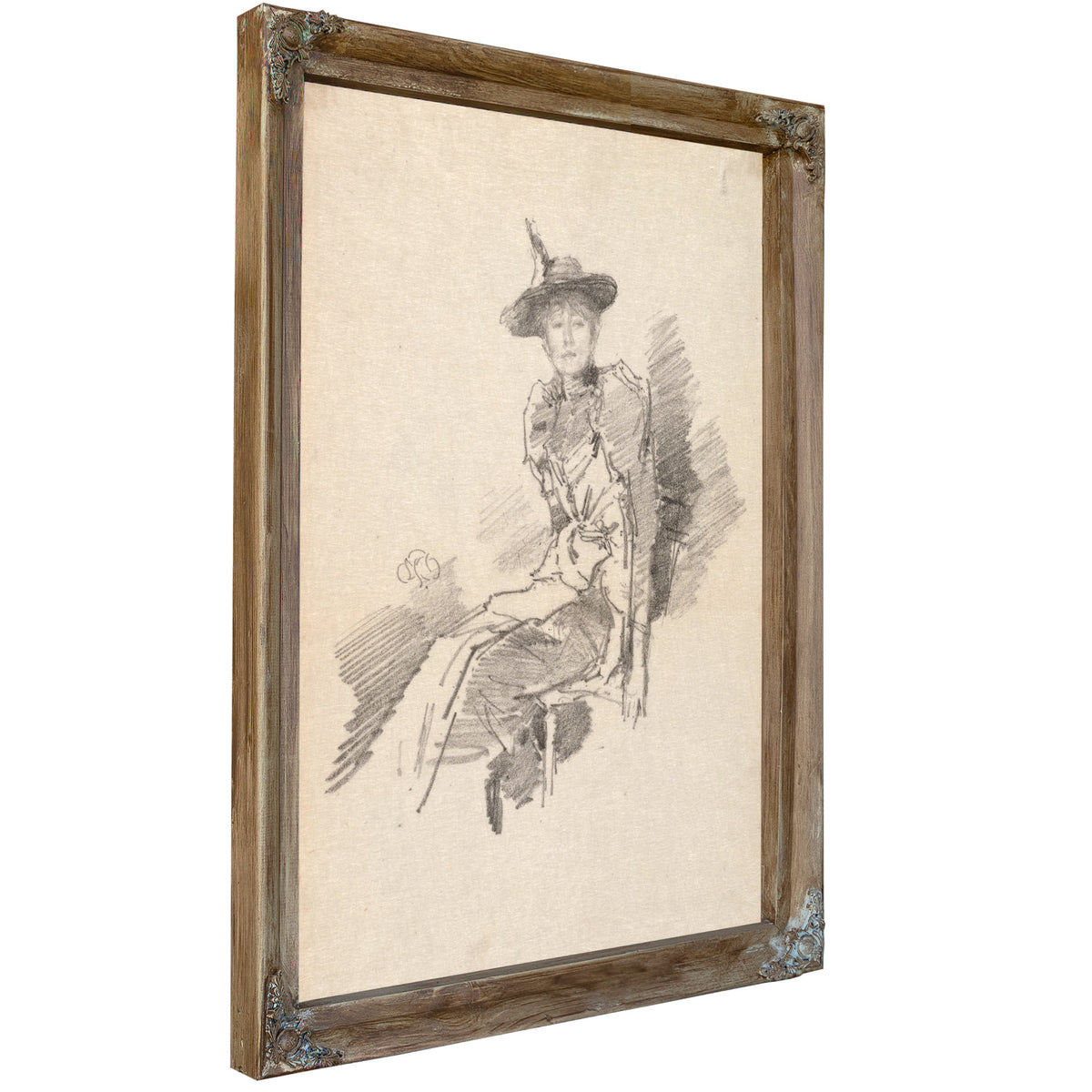 The Winged Hat 1890 By James Whistler