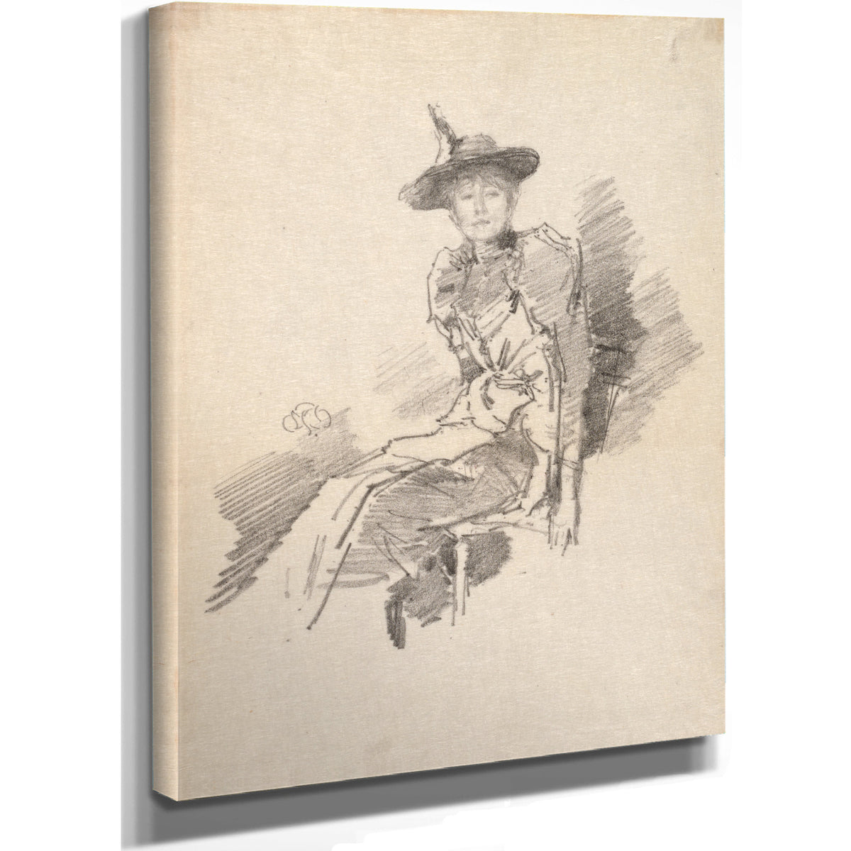 The Winged Hat 1890 By James Whistler
