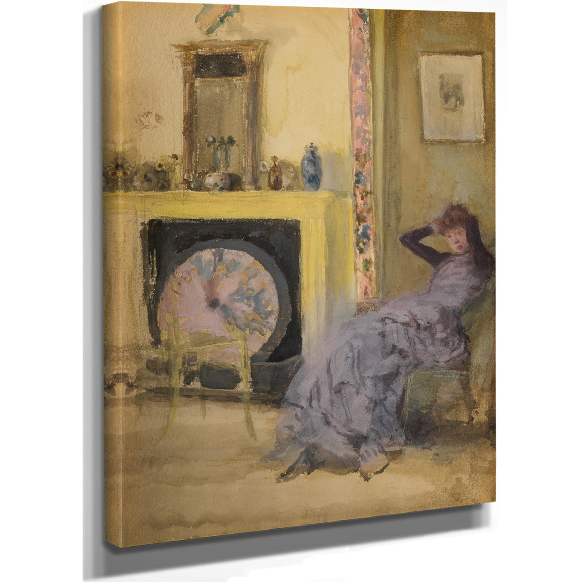 The Yellow Room Ca 188384 By James Whistler