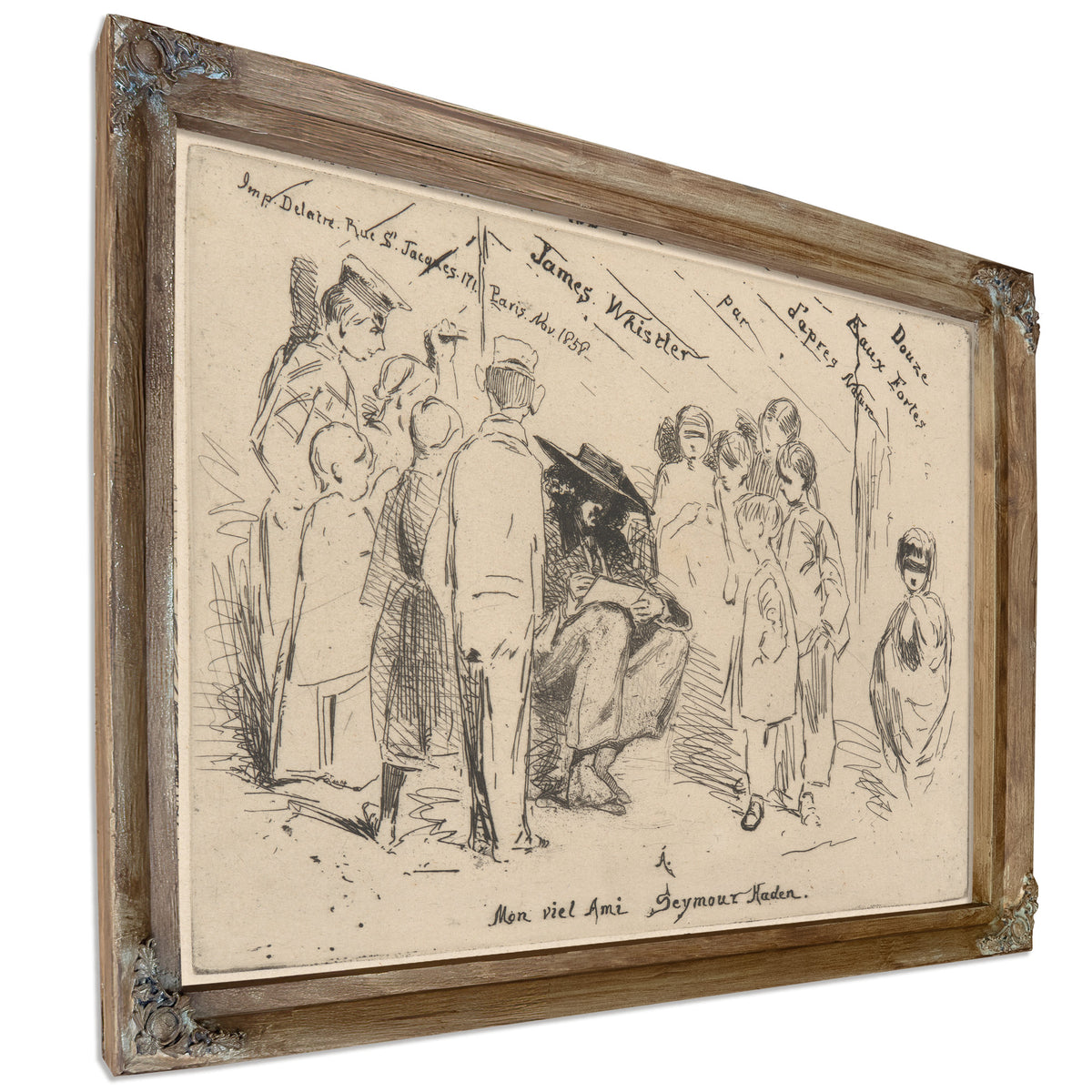 Title to French Set 1858 By James Whistler