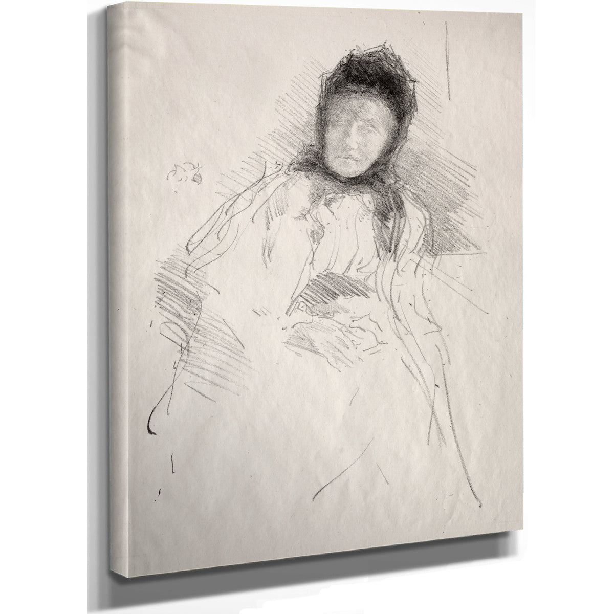 Unfinished Sketch Lady Haden 1895 By James Whistler