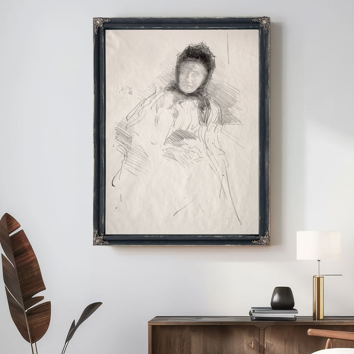 Unfinished Sketch Lady Haden 1895 By James Whistler