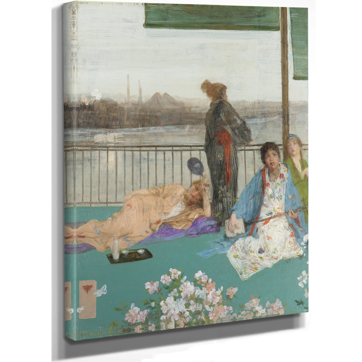 Variations Flesh Colour Green Balcony By James Whistler