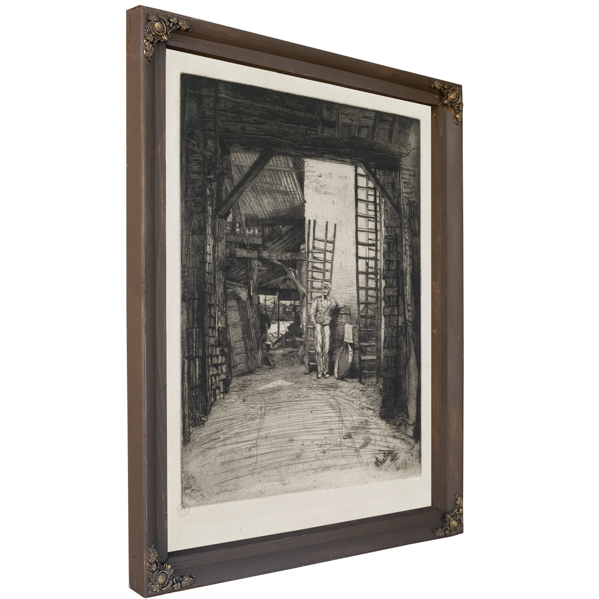 W Jones Limeburner Thames Street 1859 By James Whistler