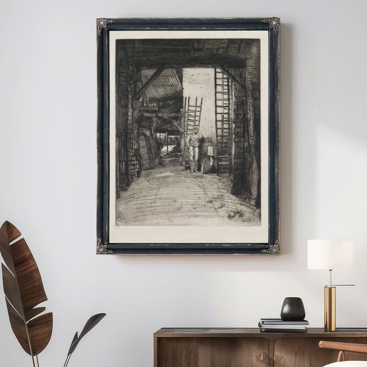 W Jones Limeburner Thames Street 1859 By James Whistler
