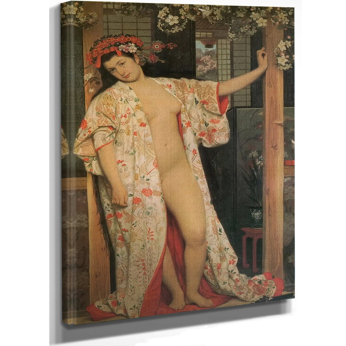 Japonaise Au Bain By James Tissot