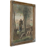 A Shepherdess Her Flock the Shade By Jean Francois Millet