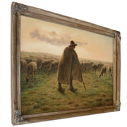 Berger Gardant Son Troupeau Ca 1865 By Jean Francois Millet