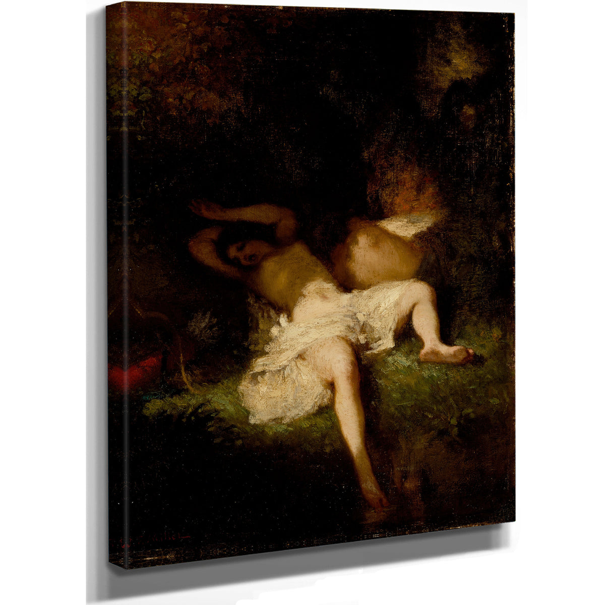Diana Resting Circa 1845 By Jean Francois Millet
