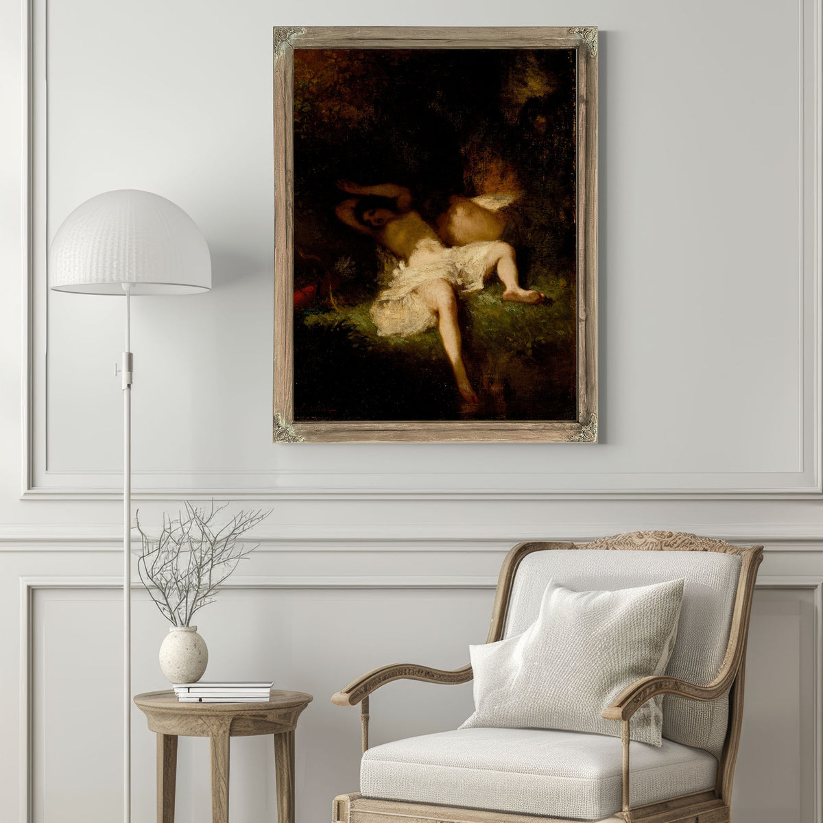 Diana Resting Circa 1845 By Jean Francois Millet