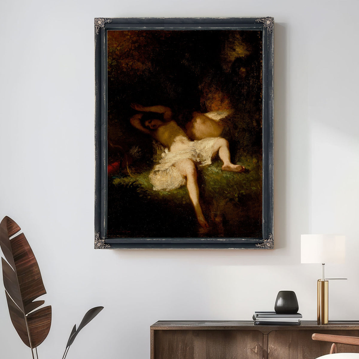 Diana Resting Circa 1845 By Jean Francois Millet