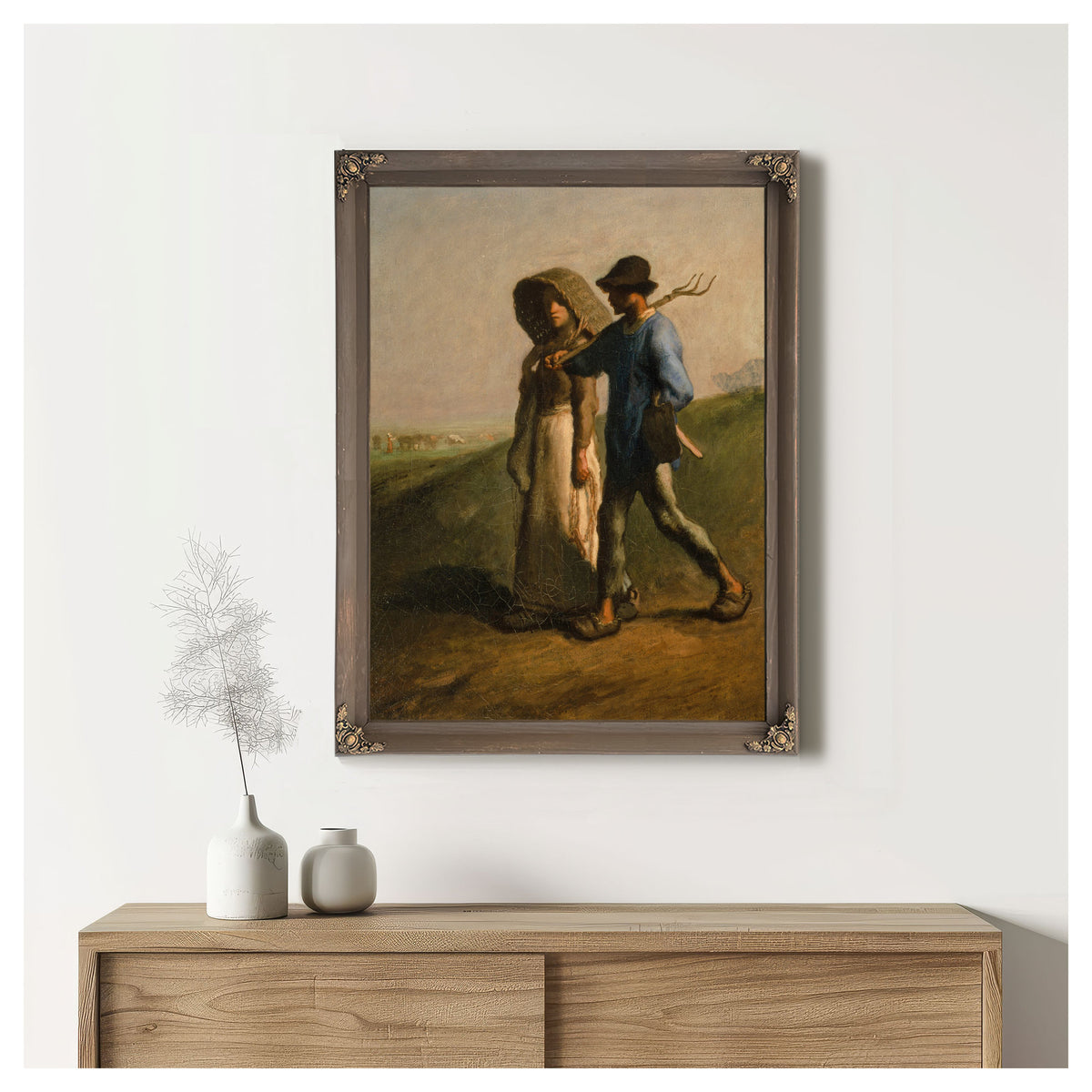 Going to Work 1851 1853 By Jean Francois Millet