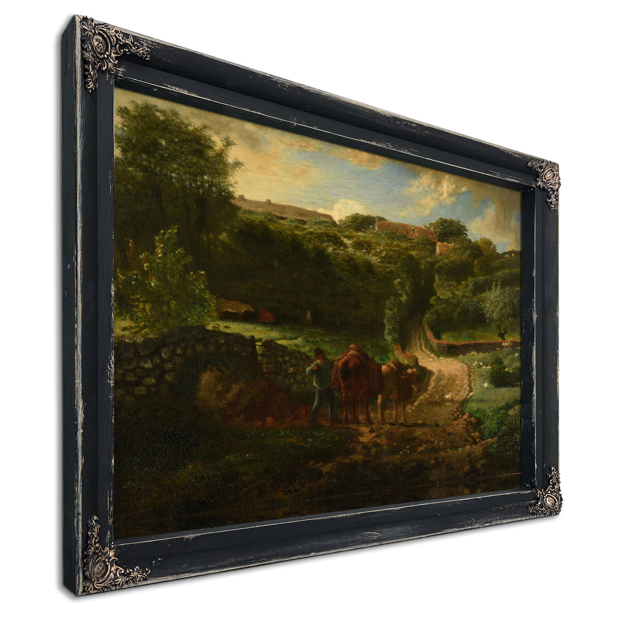 Hameau Cousin Greville 1873 By Jean Francois Millet