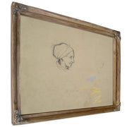 Head a Peasant Woman 1860 By Jean Francois Millet
