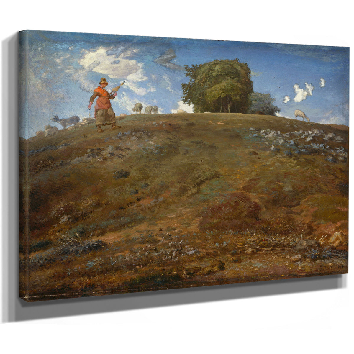In Auvergne 1866 By Jean Francois Millet