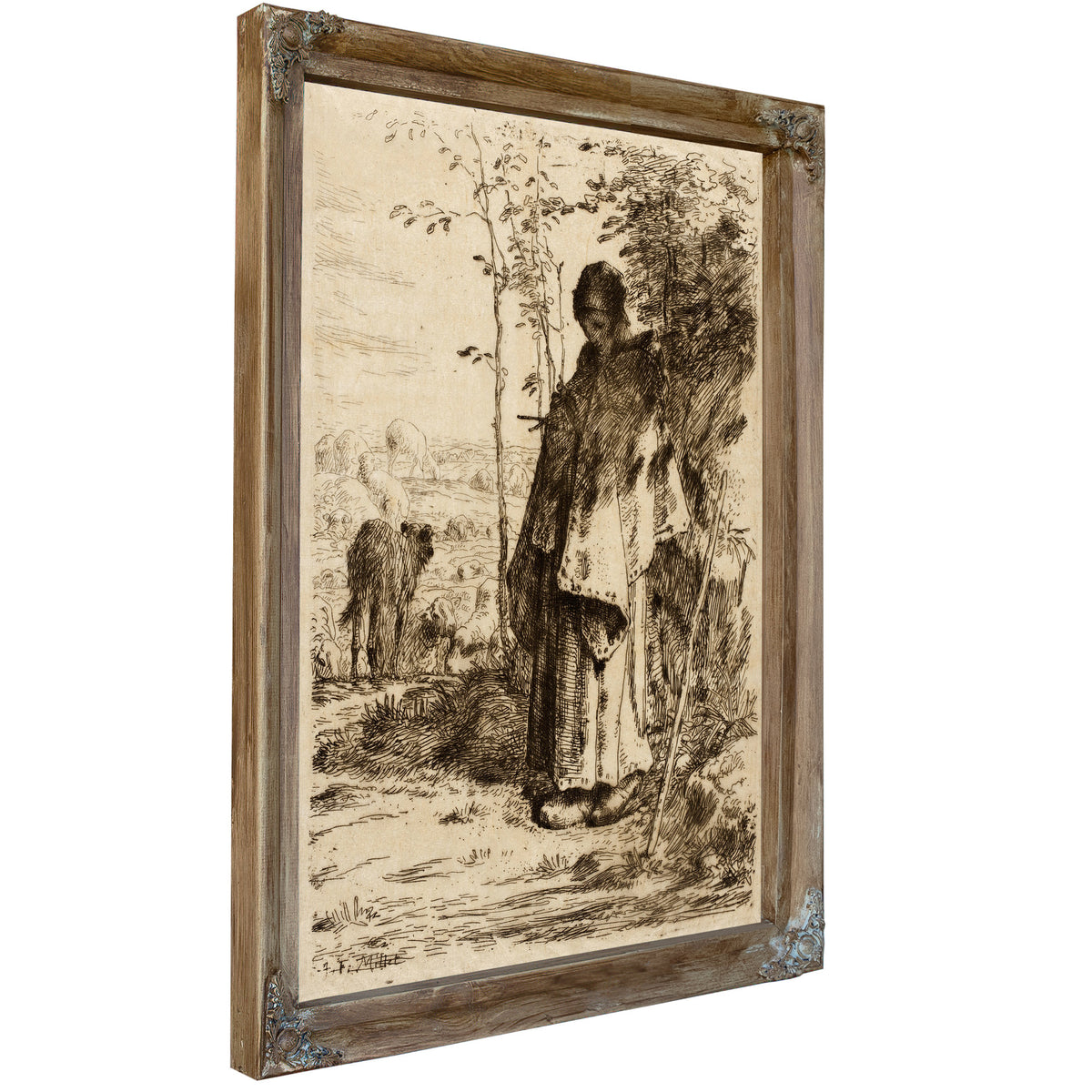 La Grande Bergere 1862 By Jean Francois Millet