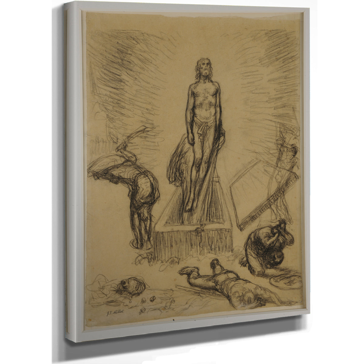 La Resurrection Ca 1863 By Jean Francois Millet