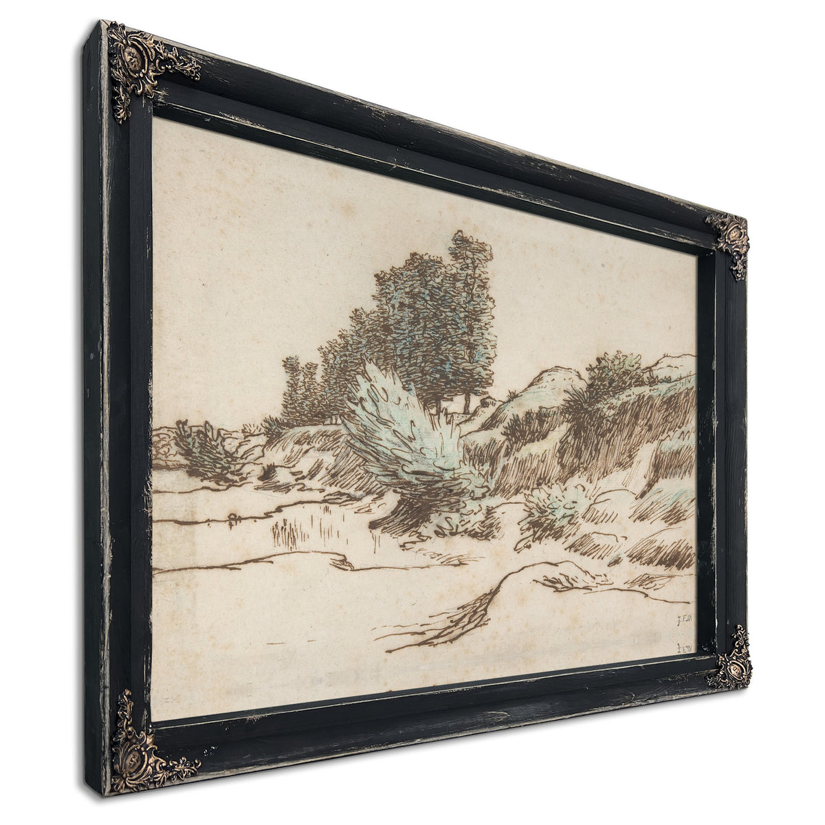 Landscape Vichy Ca 186667 02 By Jean Francois Millet