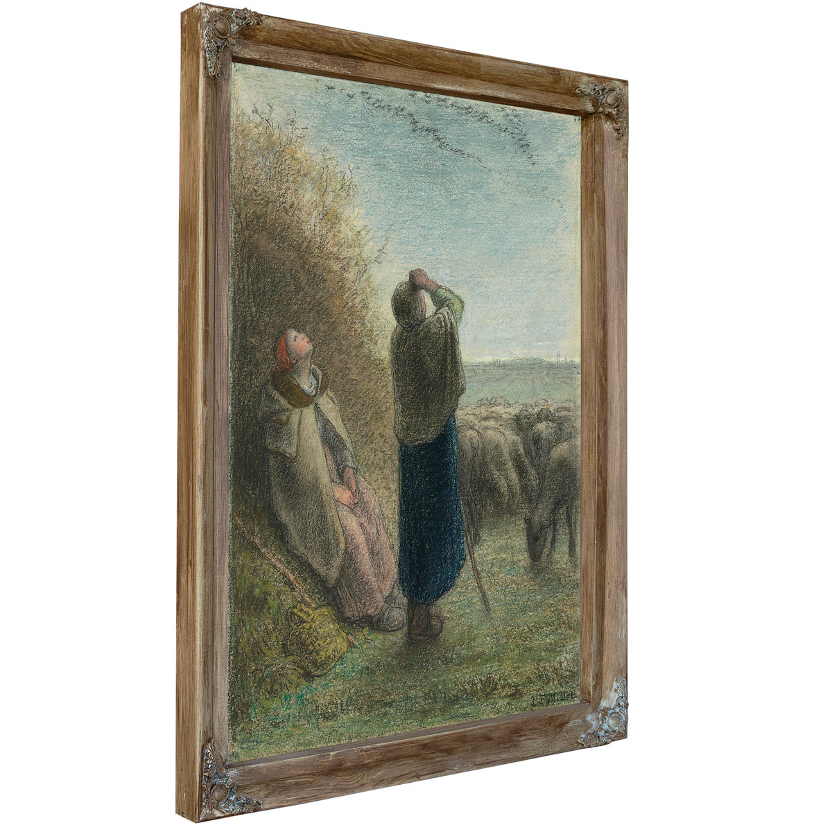 Le Passage Des Oies Sauvages Circa By Jean Francois Millet