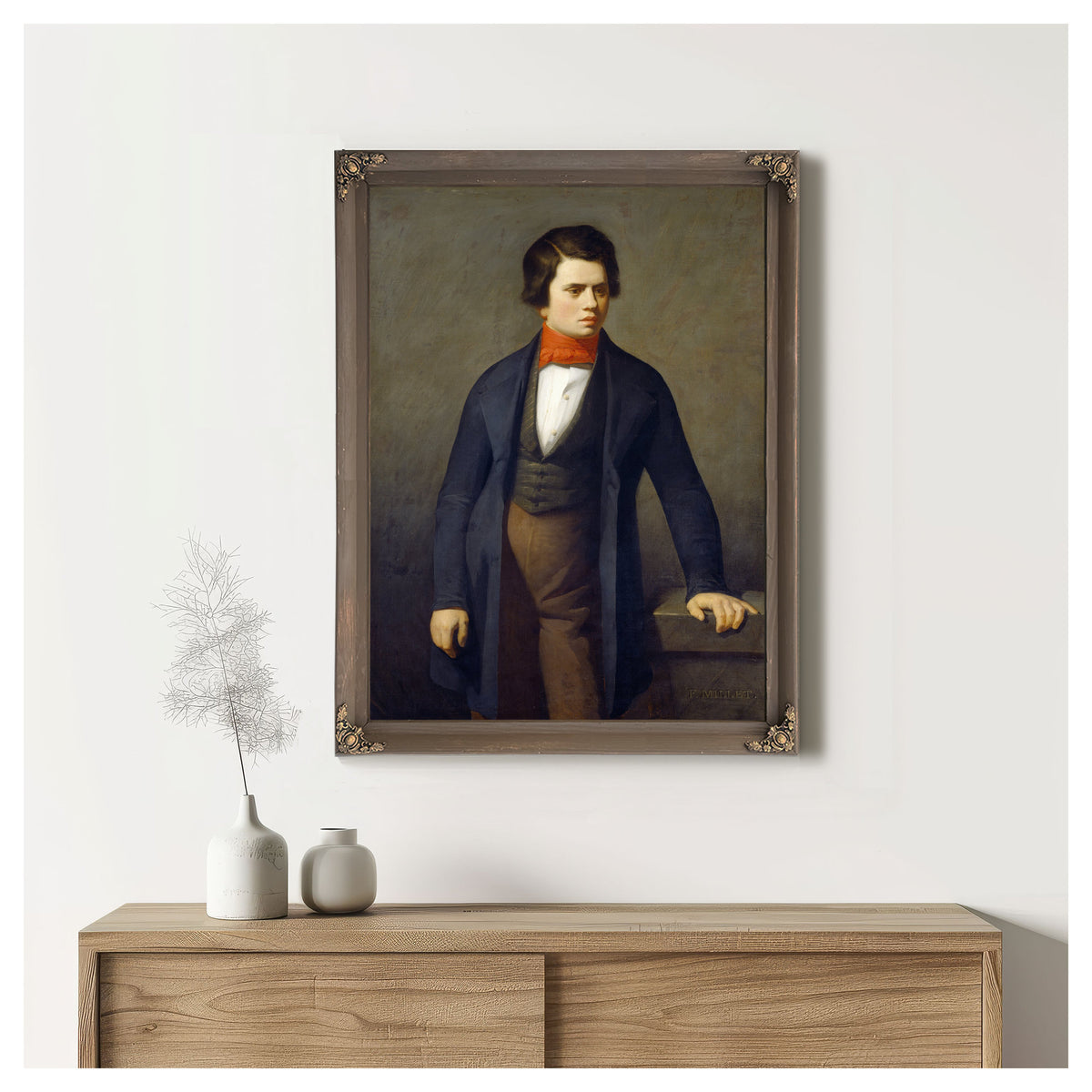 Leconte de Lisle C 1840 1841 By Jean Francois Millet