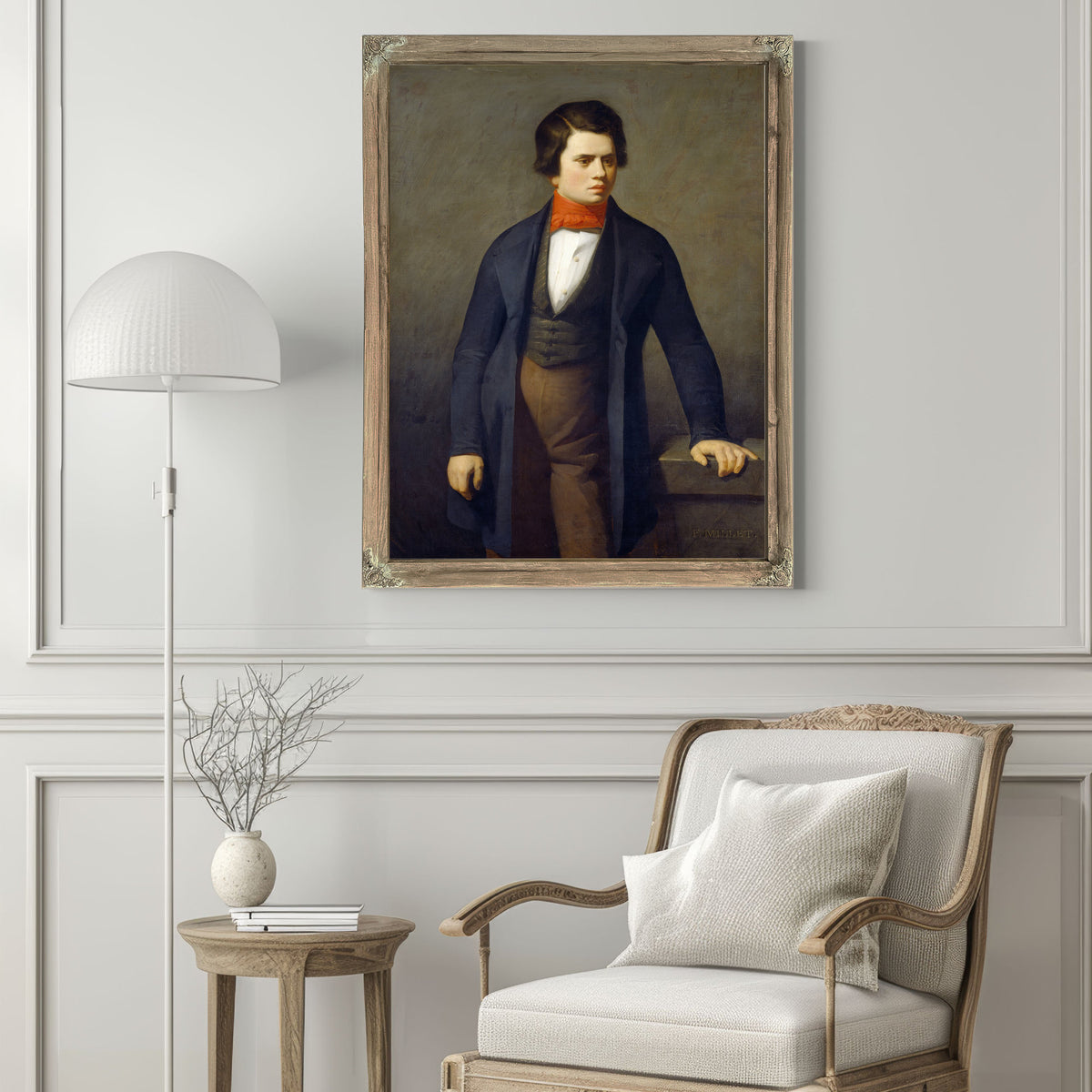 Leconte de Lisle C 1840 1841 By Jean Francois Millet