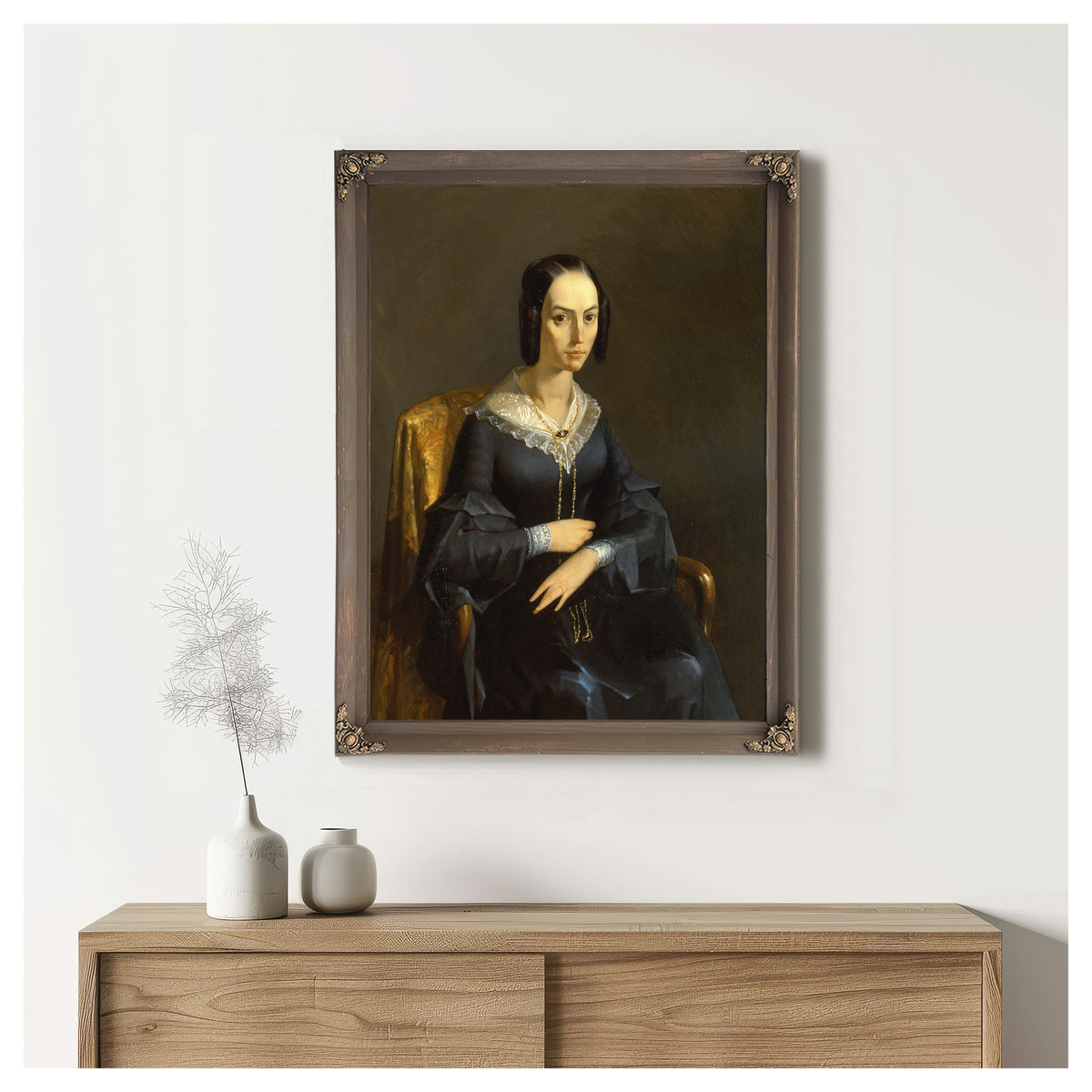 Madame Valmont C 1841 By Jean Francois Millet