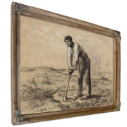 Man a Hoe 18601862 By Jean Francois Millet