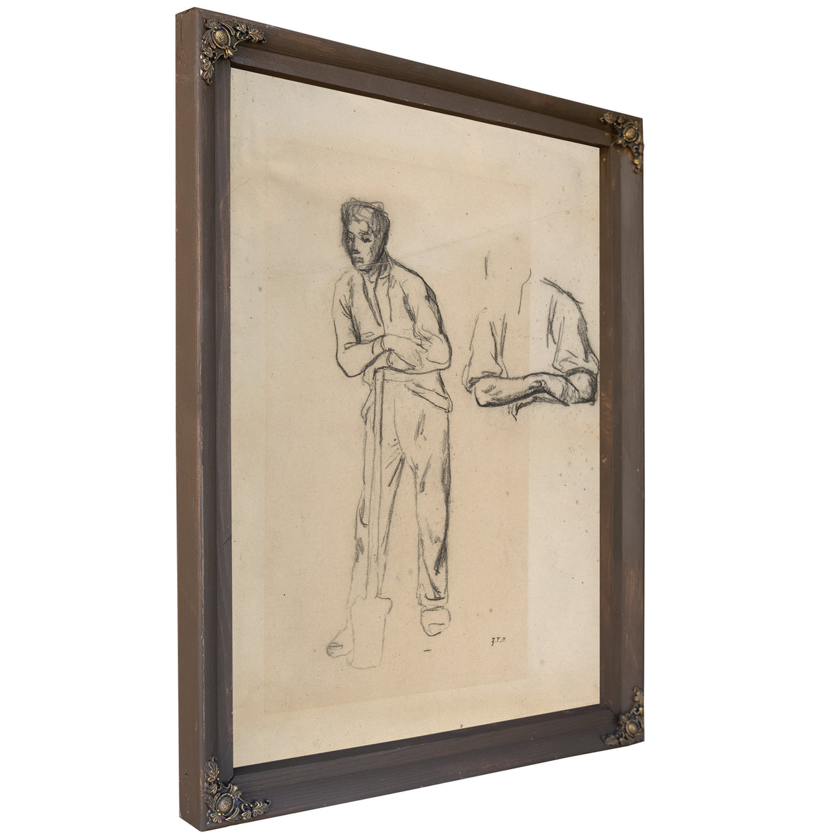Man a Spade Ca 185558 By Jean Francois Millet