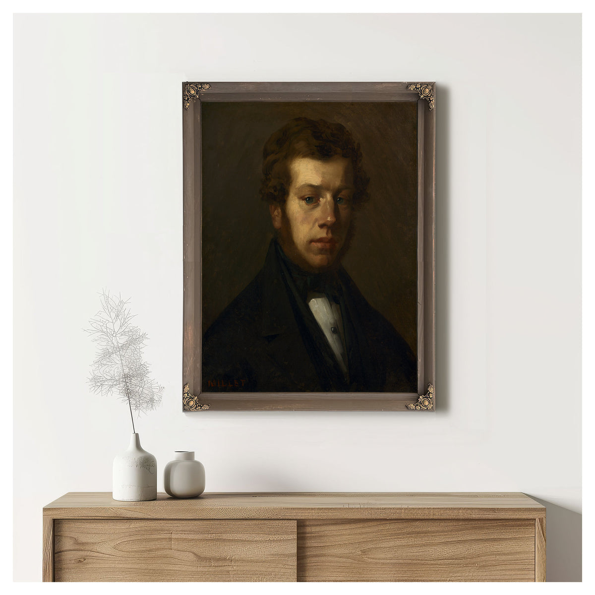 Monsieur Martin 1840 By Jean Francois Millet