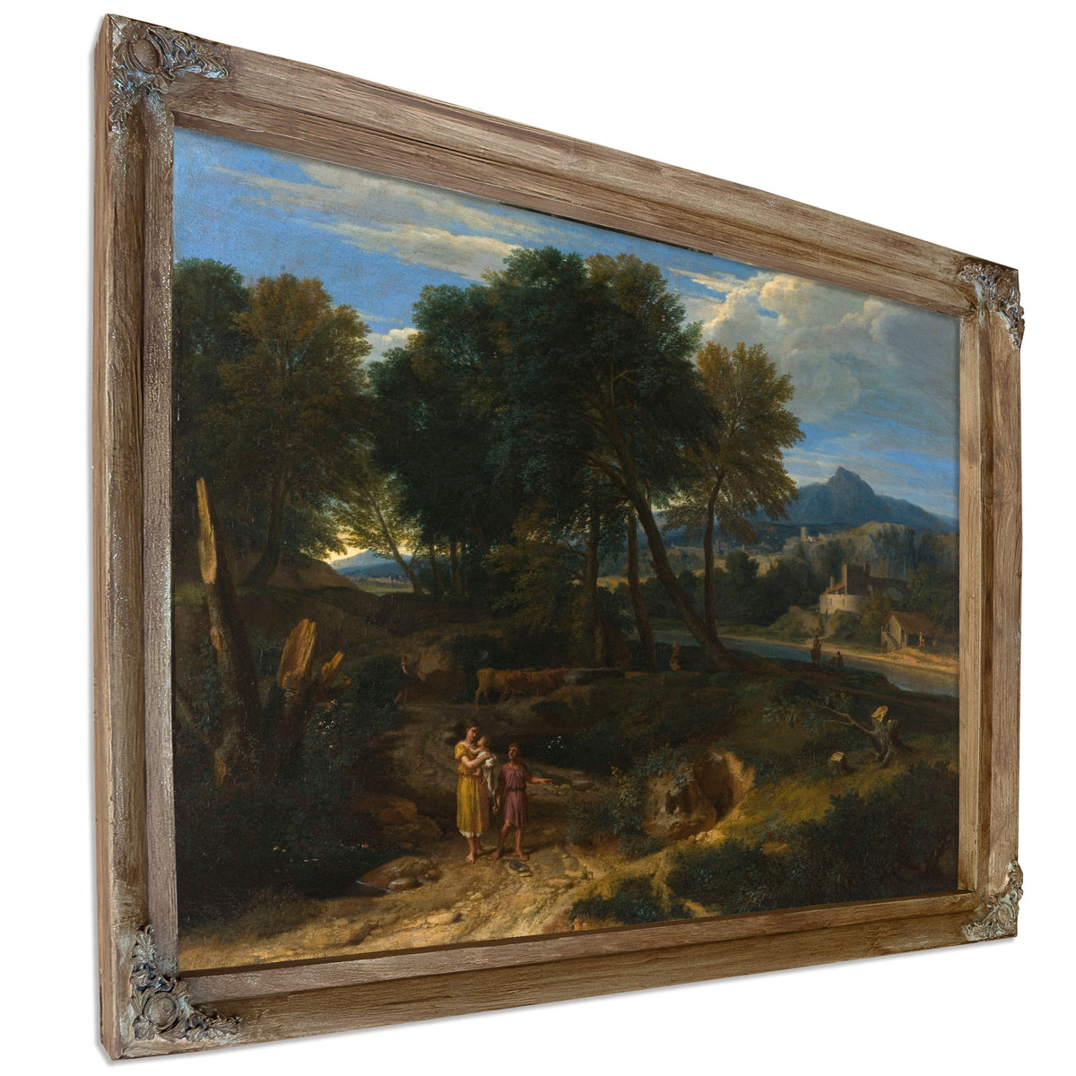 Pastorale Avec Un Jeune Patre et Une By Jean Francois Millet