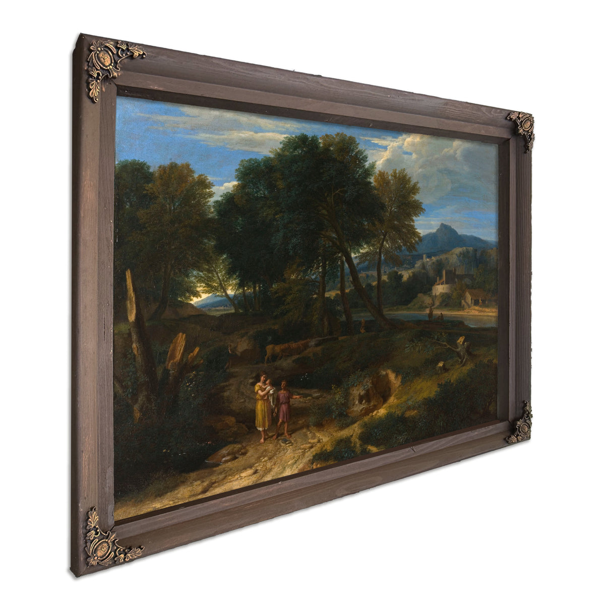 Pastorale Avec Un Jeune Patre et Une By Jean Francois Millet