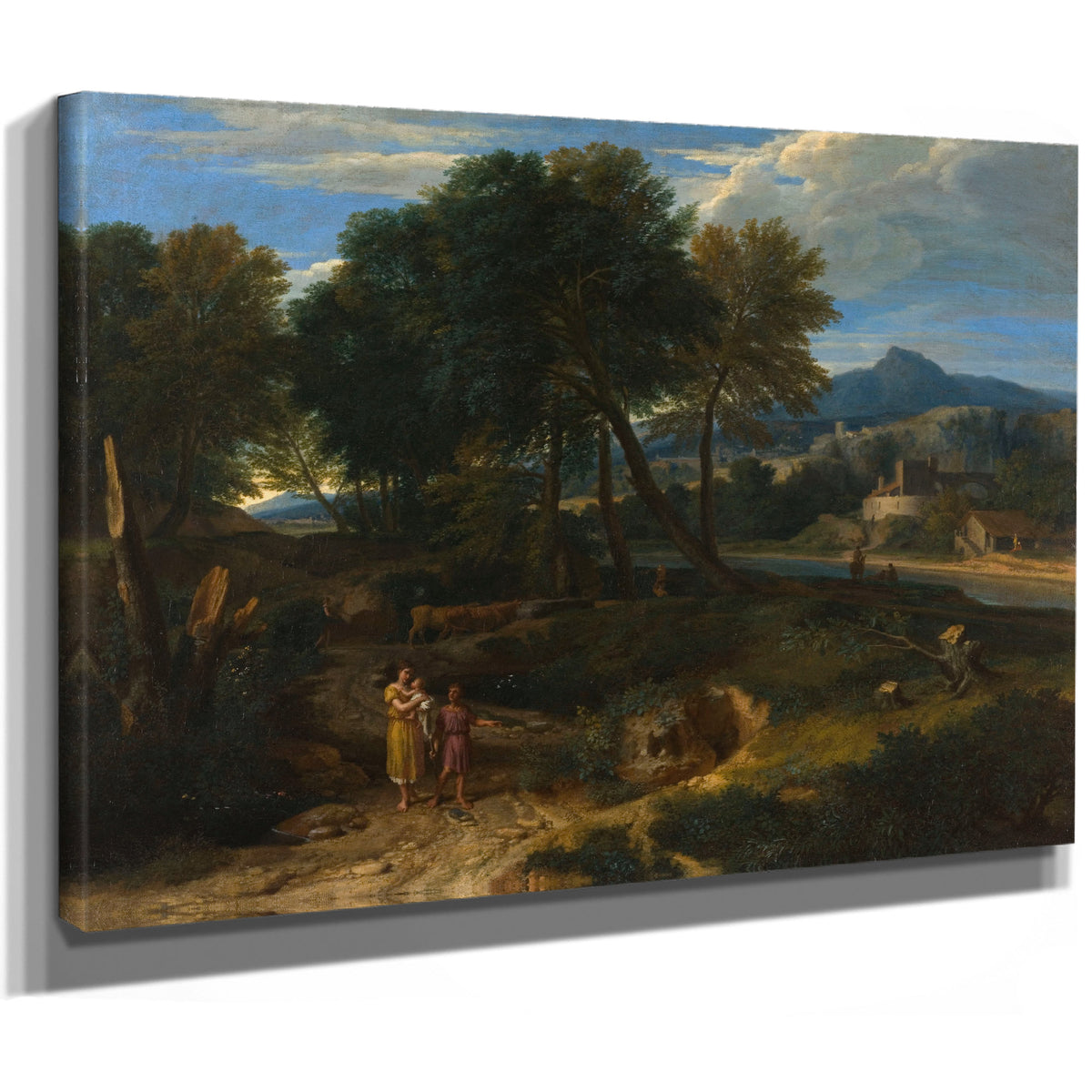 Pastorale Avec Un Jeune Patre et Une By Jean Francois Millet