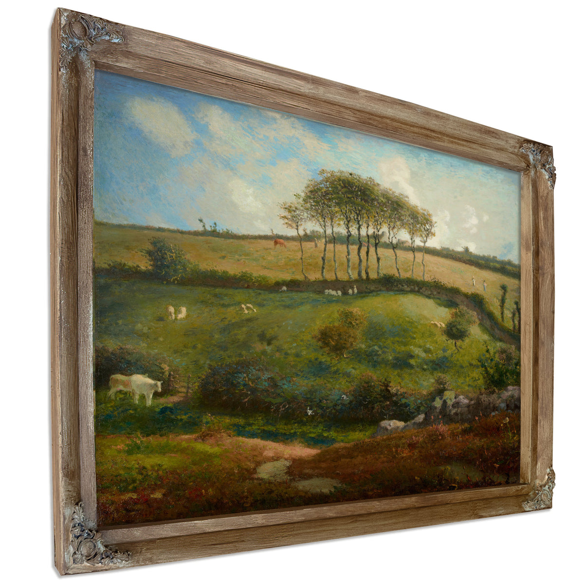 Pasture Near Cherbourg Normandy 1871 By Jean Francois Millet