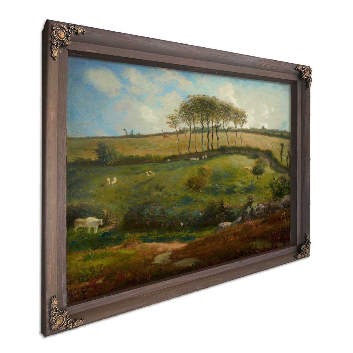 Pasture Near Cherbourg Normandy 1871 By Jean Francois Millet