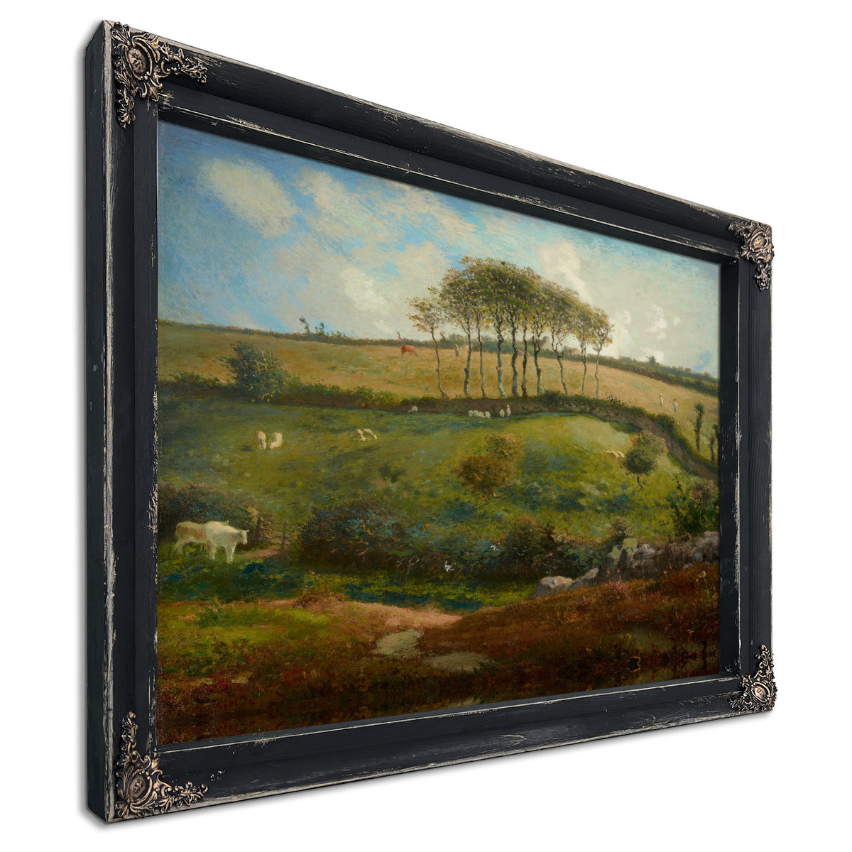 Pasture Near Cherbourg Normandy 1871 By Jean Francois Millet