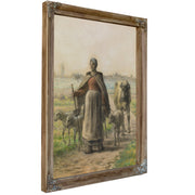 Paysanne Conduisant Aux Champs Sa By Jean Francois Millet