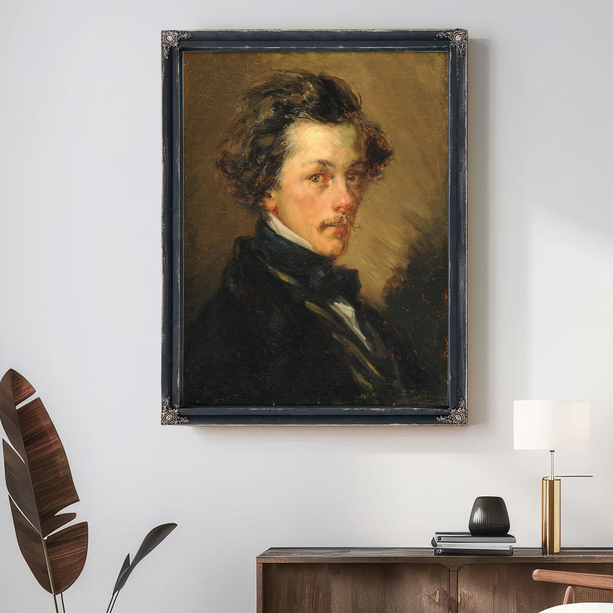 Portrait Dhomme Anonyme Ca 1845 By Jean Francois Millet