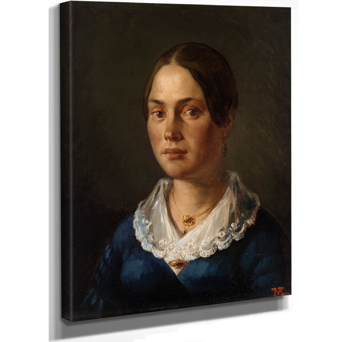 Portrait Madame Martin 1840 By Jean Francois Millet