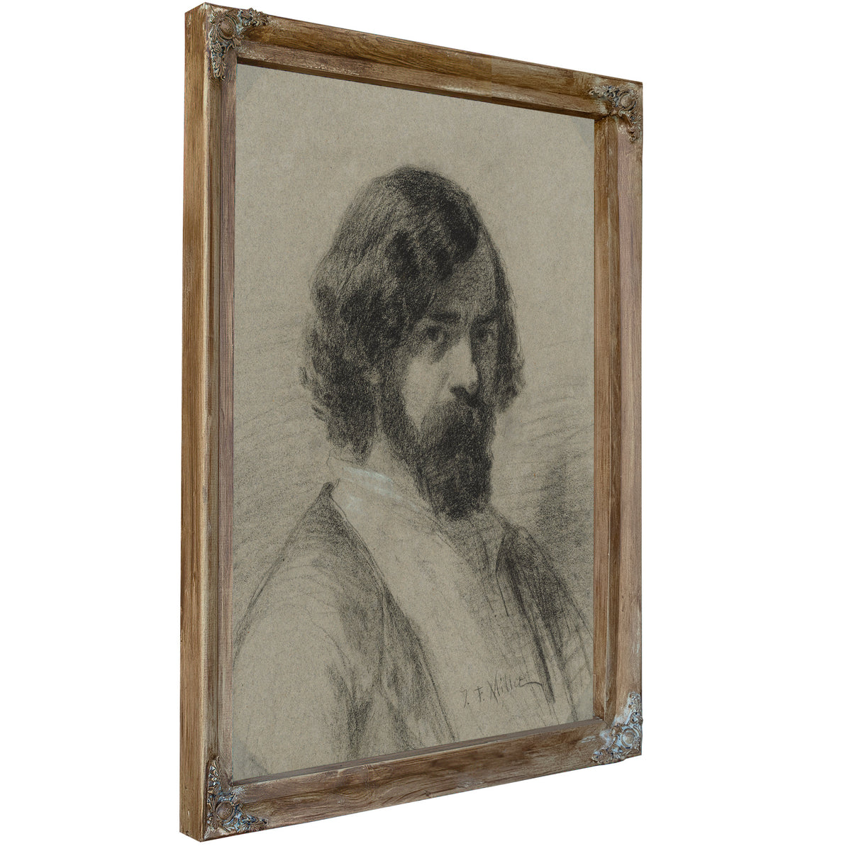Portrait Narcisse Virgile Diaz de la By Jean Francois Millet