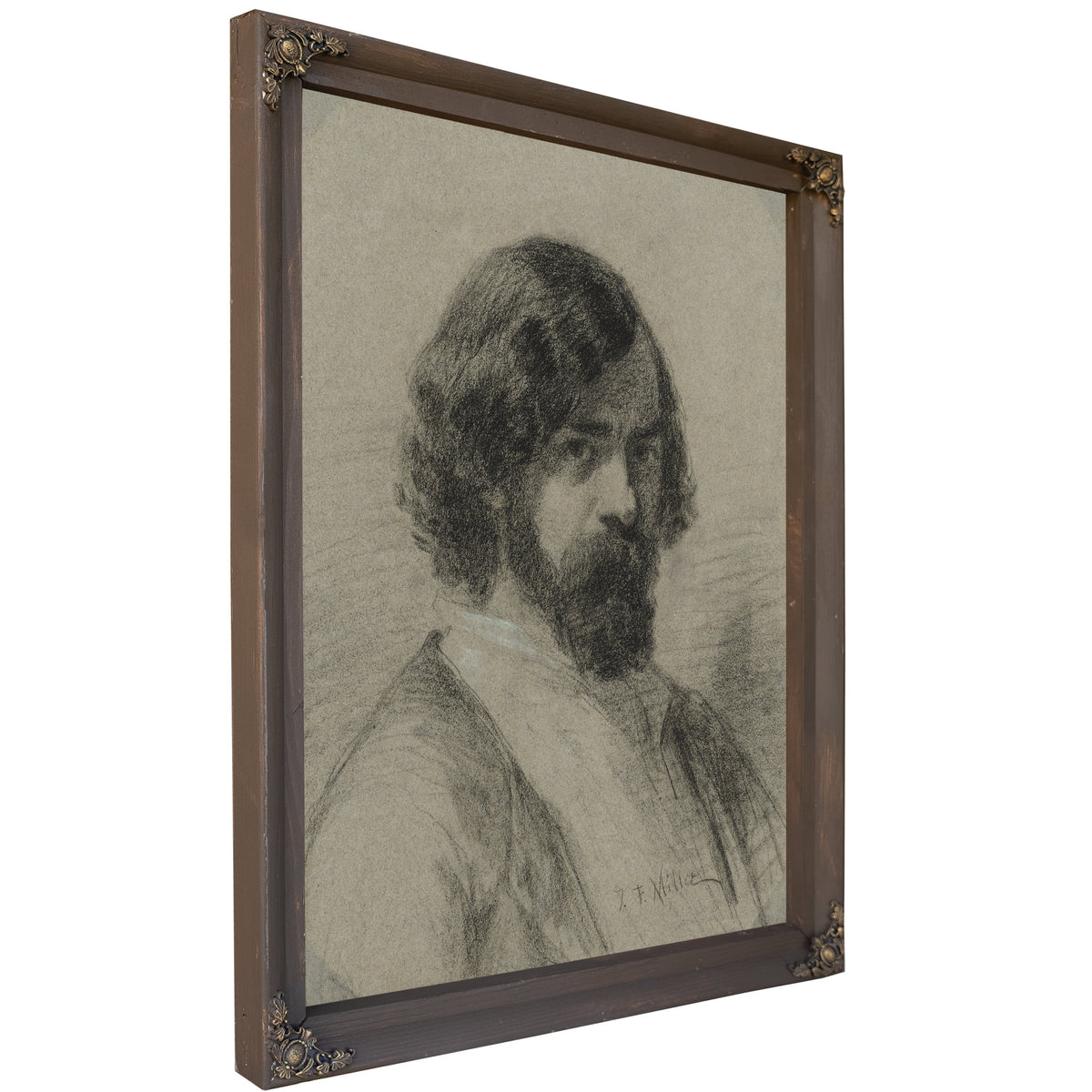 Portrait Narcisse Virgile Diaz de la By Jean Francois Millet