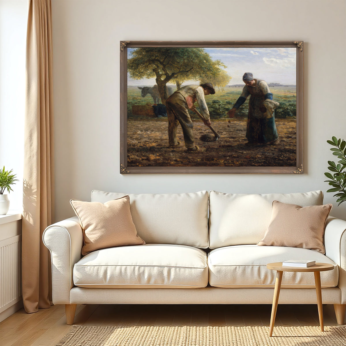 Potato Planters About 1861 By Jean Francois Millet